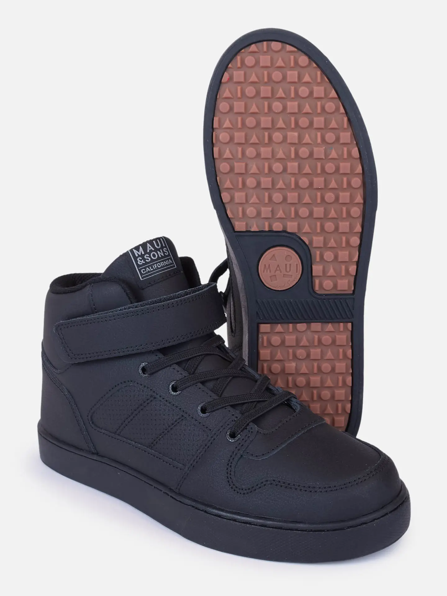 Zapatilla Con Caña Colegio Maui And Sons 5Ce176-Mc20 Negro 1