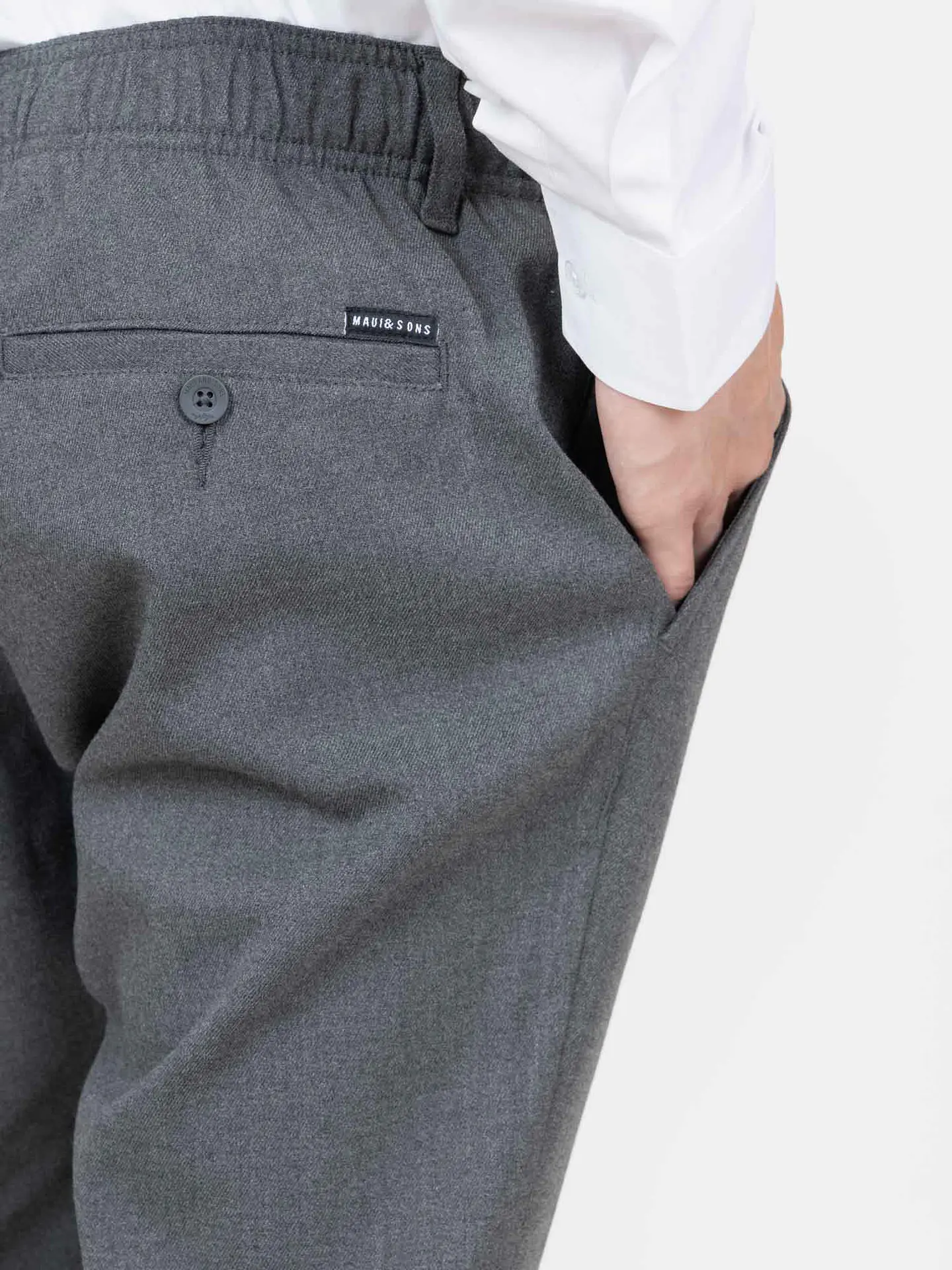 Pantalones Maui And Sons Hombre 5E105-Mc Gris 3