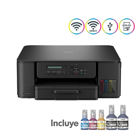 IMPRESORA MULTIFUNCIONAL TINTA CONTINUA  WIFI DUPLEX BROTHER DCPT530DW