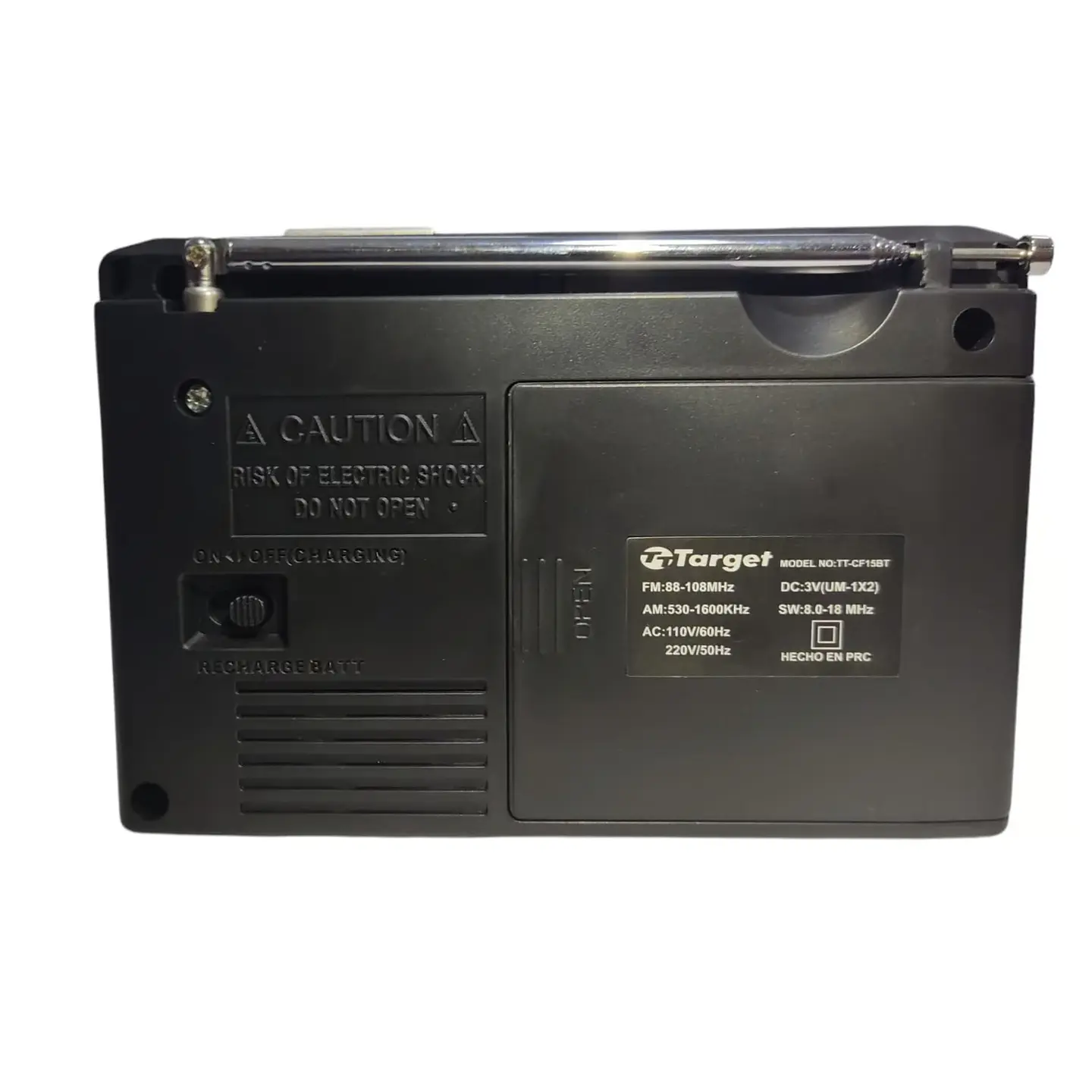 RADIO PORT. BT ANALOG. TARGET ELECTRONIC TT CF15BT 2