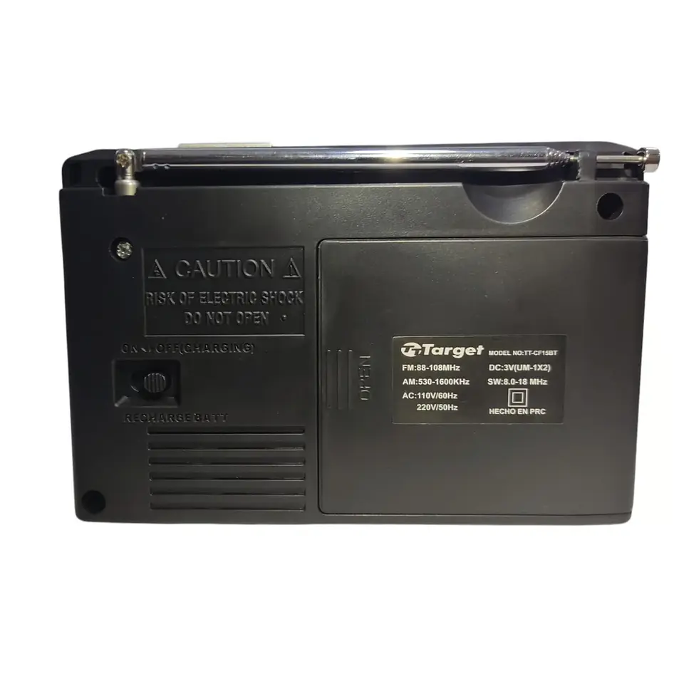 RADIO PORT. BT ANALOG. TARGET ELECTRONIC TT CF15BT 2