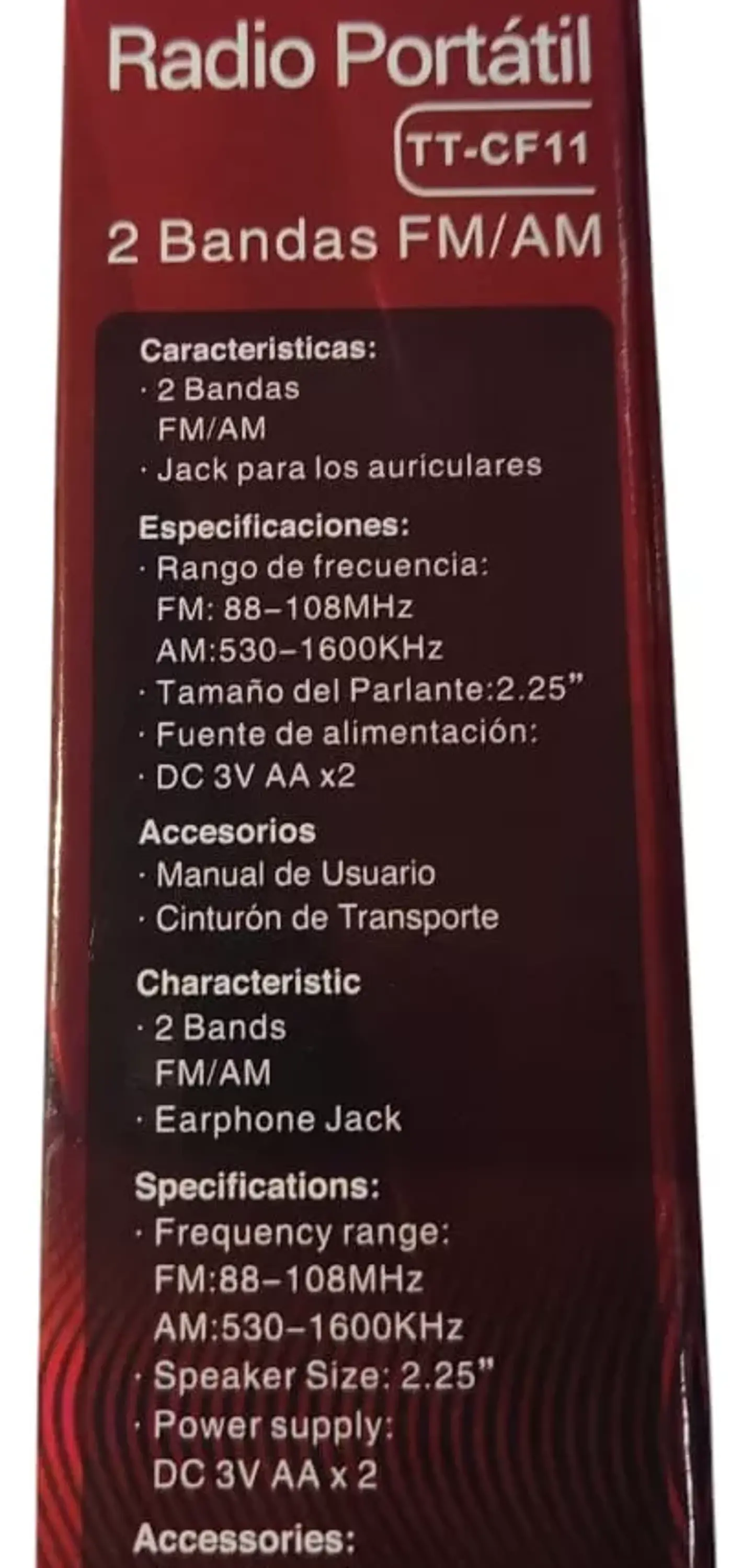 Radio Port Pilas Target Electronics Tt Cf11 3