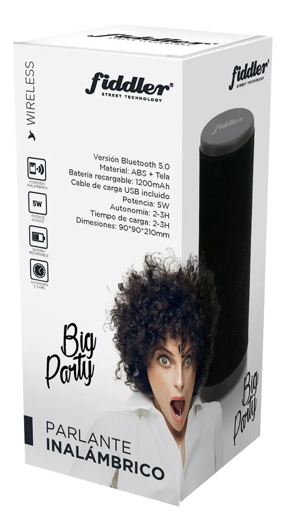 PARLANTE BT 5.0 BIG PARTY FIDDLER FD-3823 3