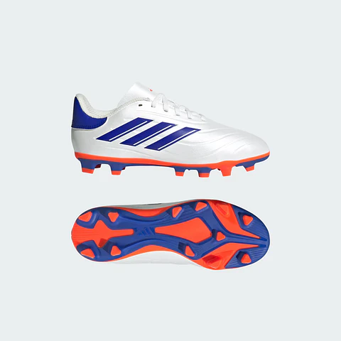 ZAPATILLA FUTBOL ADIDAS Copa Pure 2 Club MG LOLO BLANCO-AZUL IG6412