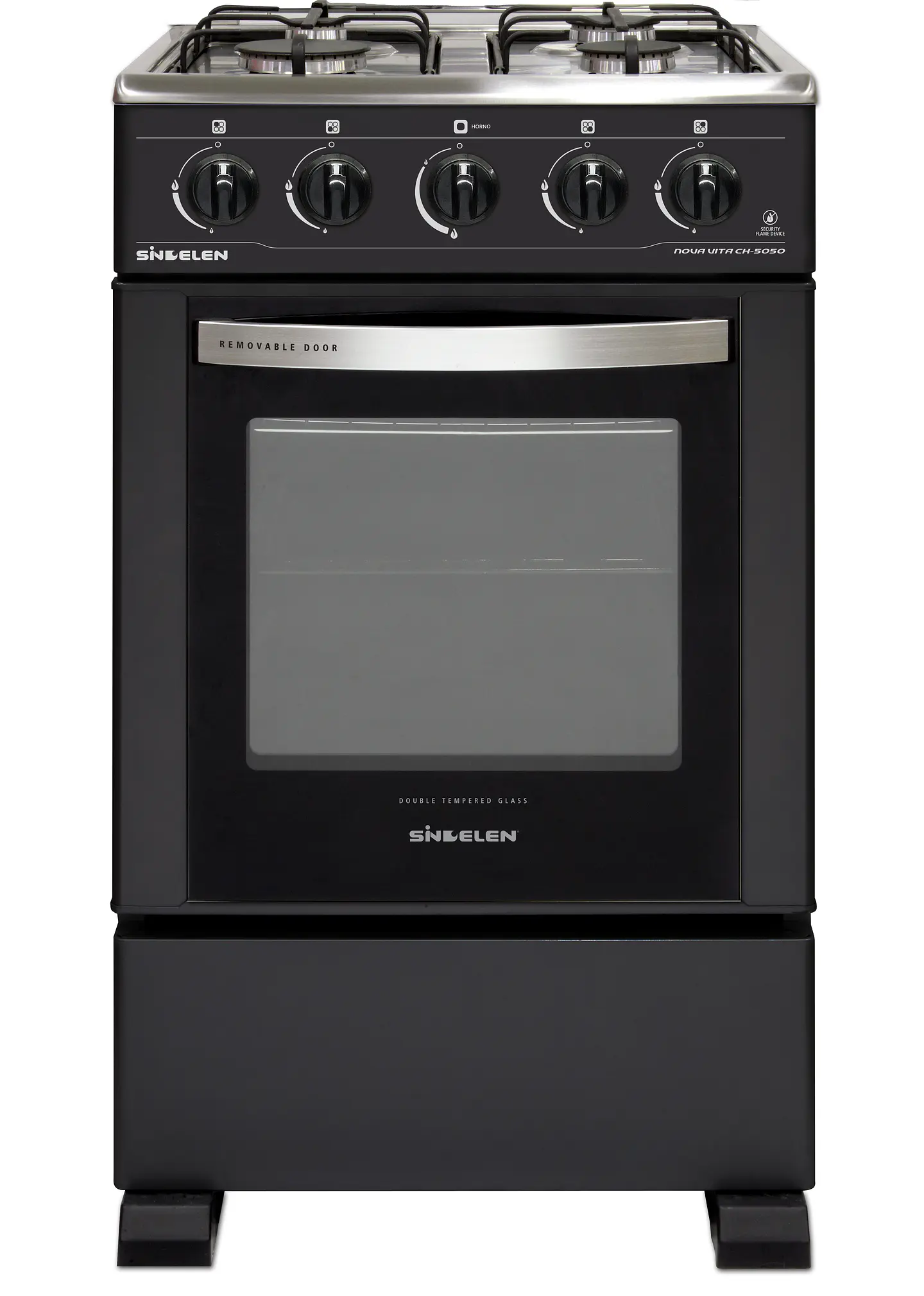 COCINA A GAS 4 QUEMADORES SINDELEN CH-5050 1