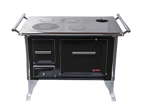 COCINA LEÑA 80x56 NEGRA YUNQUE