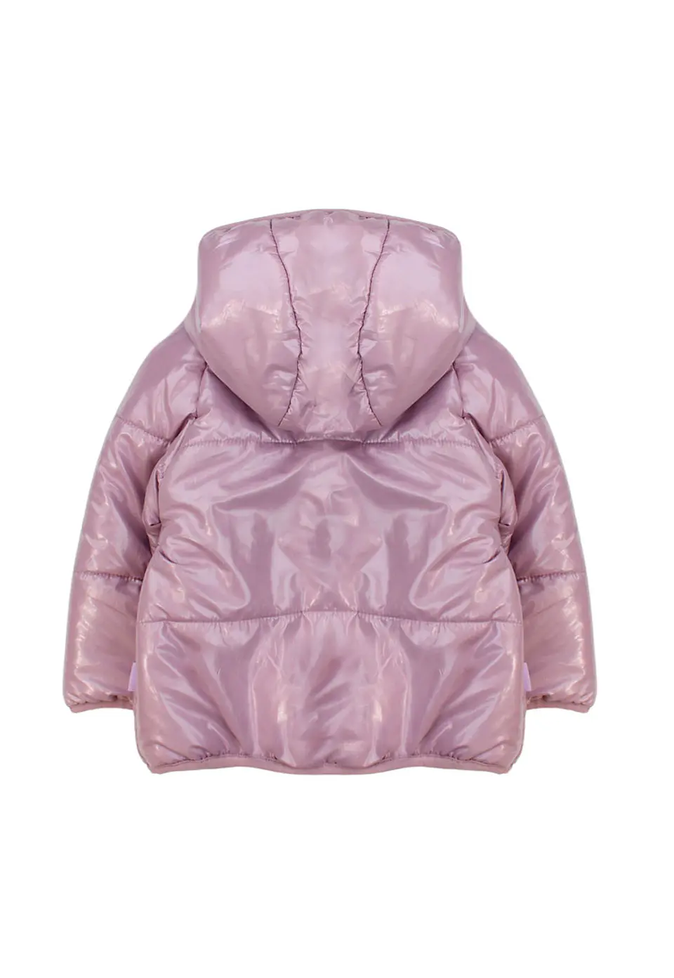 Parka Beba Full Zipper Con Gorro Acolchada Move 2520219 Lila  2