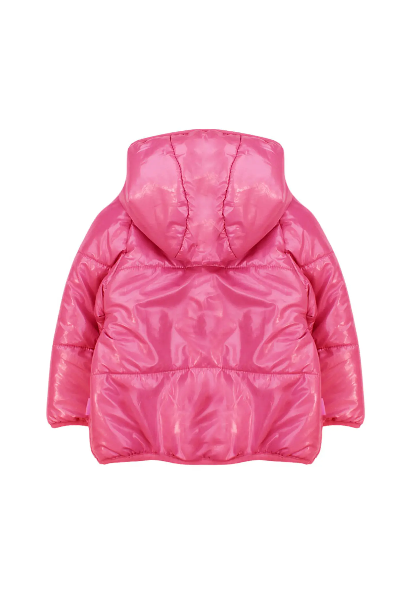 Parka Beba Full Zipper Con Gorro Acolchada Move 2520219 Rosado  2