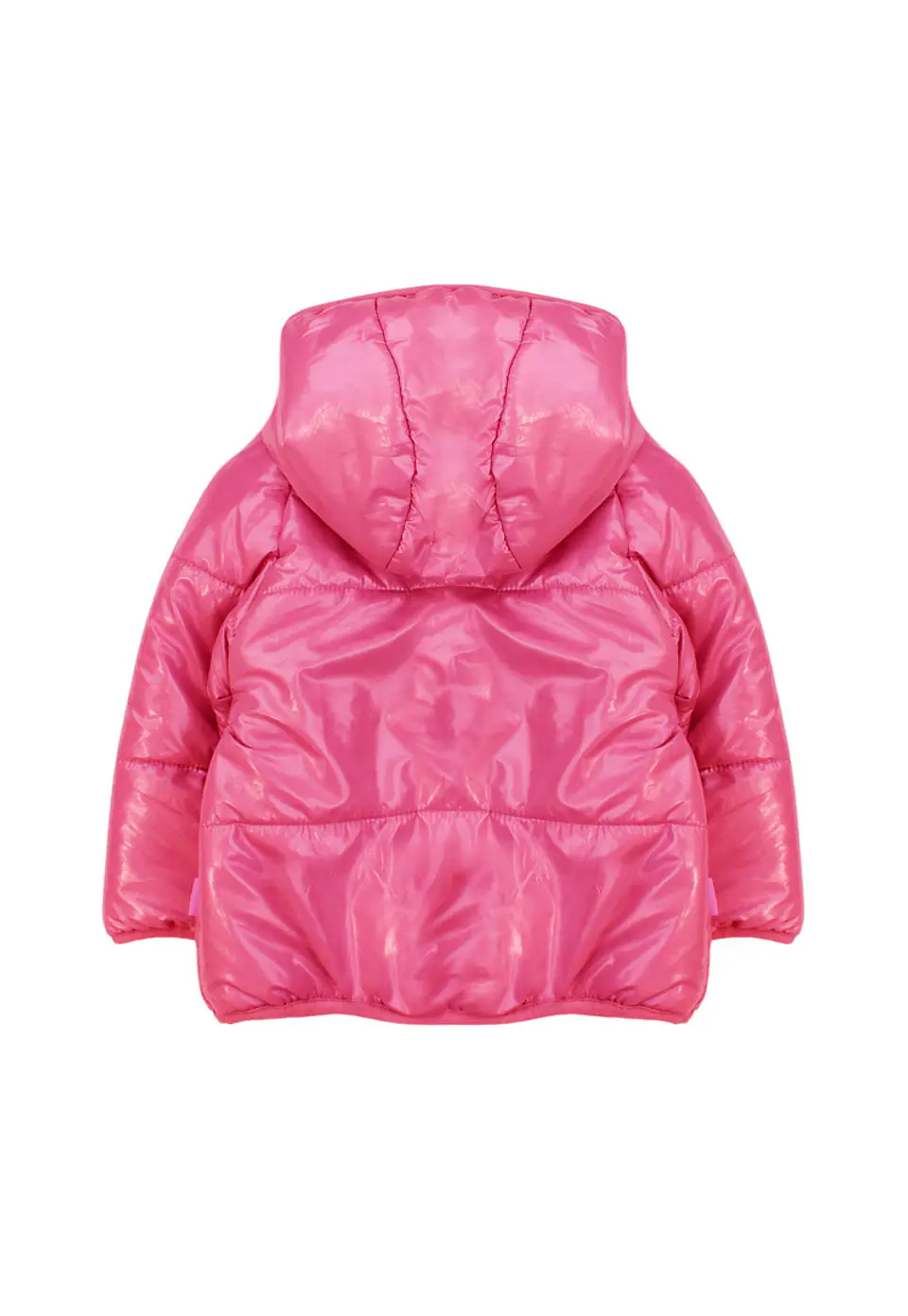 Parka Beba Full Zipper Con Gorro Acolchada Move 2520219 Rosado  2