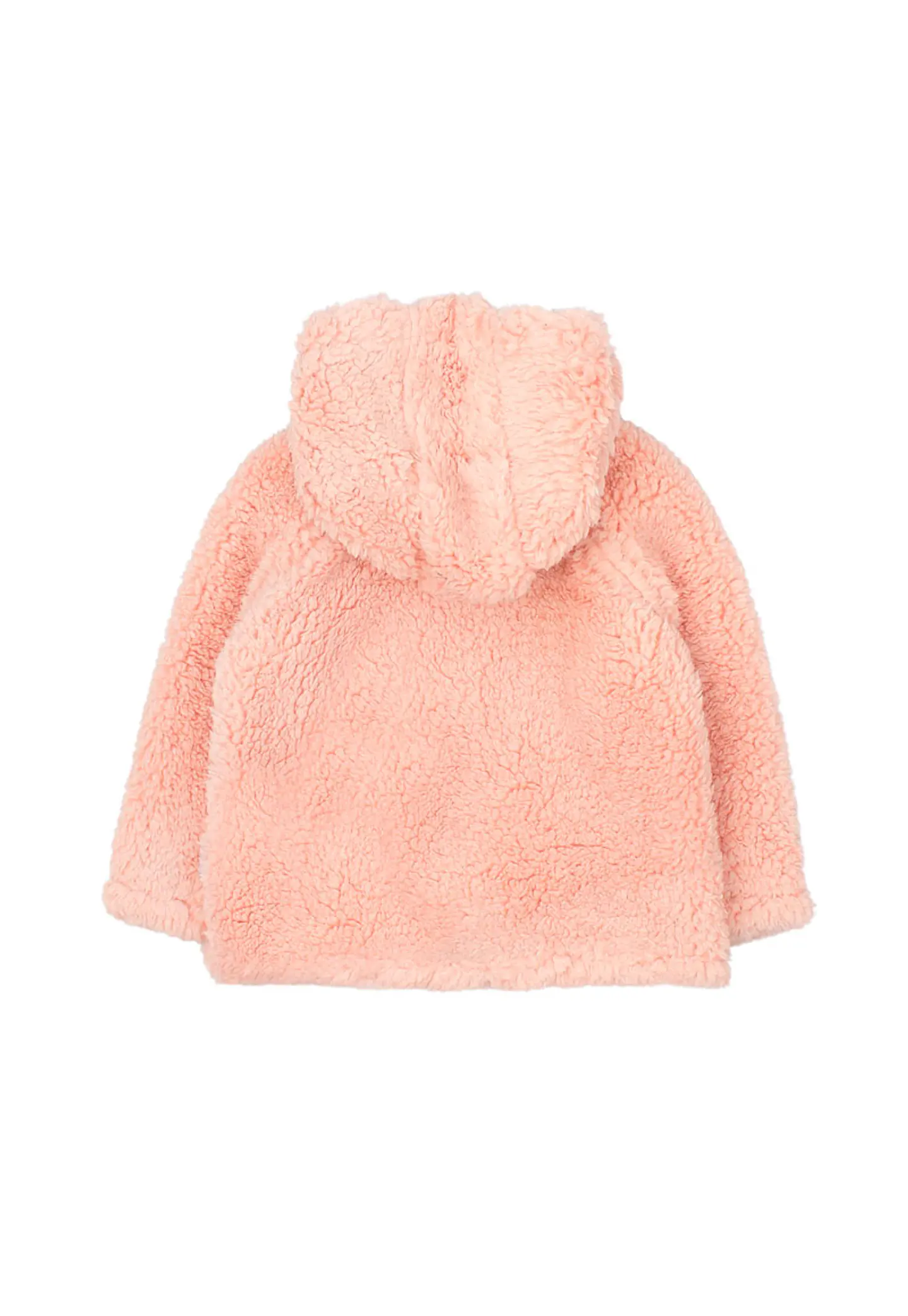 Chaqueta Beba Full Zipper Con Gorro Piel Day To Day 2520723 Coral 2