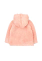 Chaqueta Beba Full Zipper Con Gorro Piel Day To Day 2520723 Coral - Miniatura 2