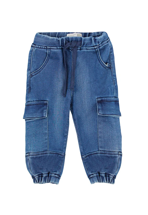 JEANS BEBE JOGGER CARGO FORESTA 2520151 AZUL 