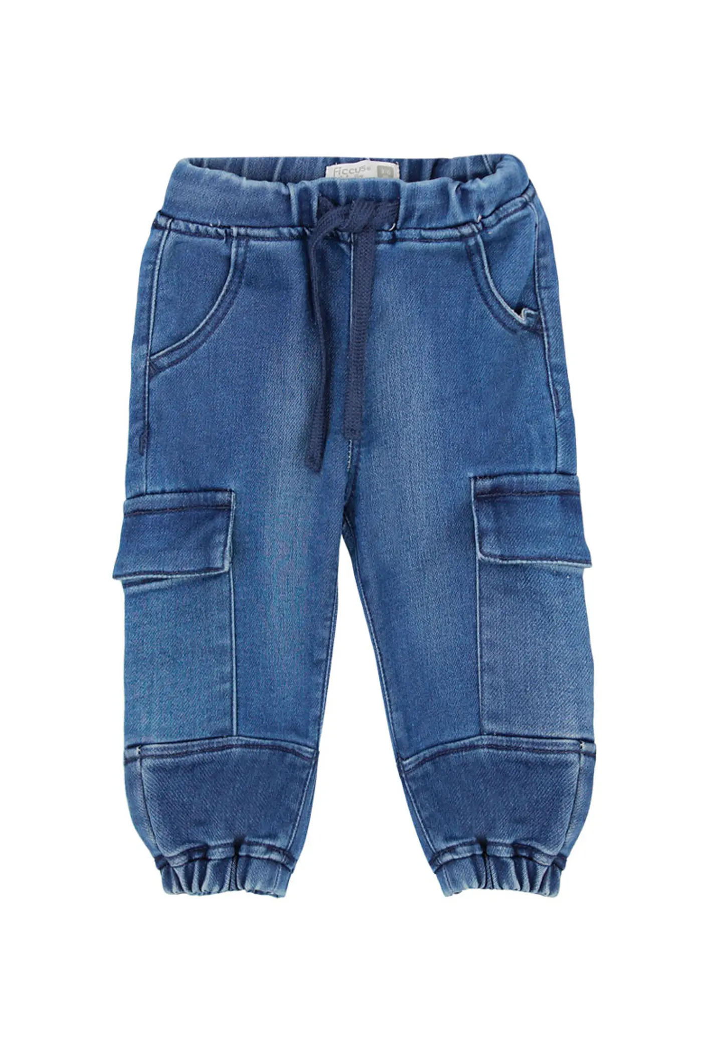 JEANS BEBE JOGGER CARGO FORESTA 2520151 AZUL  1
