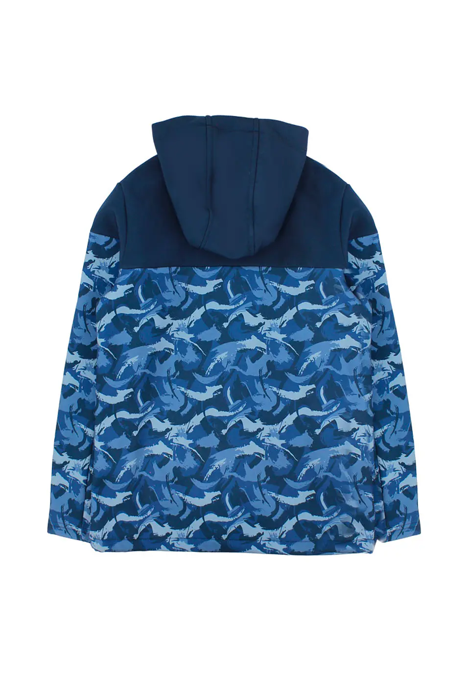 Chaqueta Lolo Full Zipper Con Gorro Softshellficcustex 2520589 Azul 2