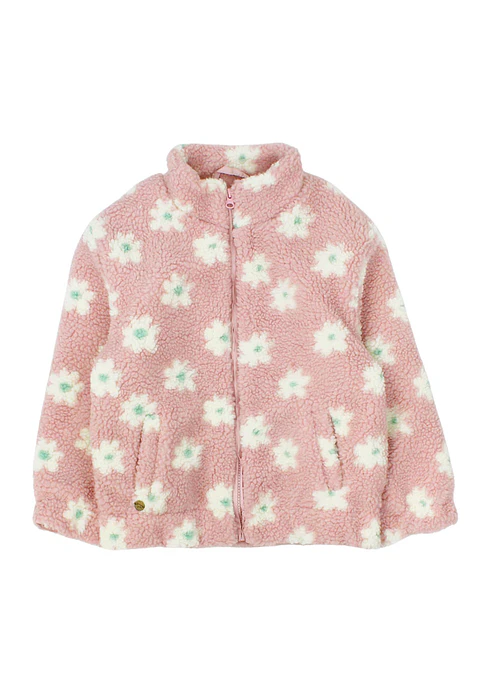 CHAQUETA NIÑA FULL ZIPPER ESTAMPADO CORDERITO FORESTA 2520317 MALVA 