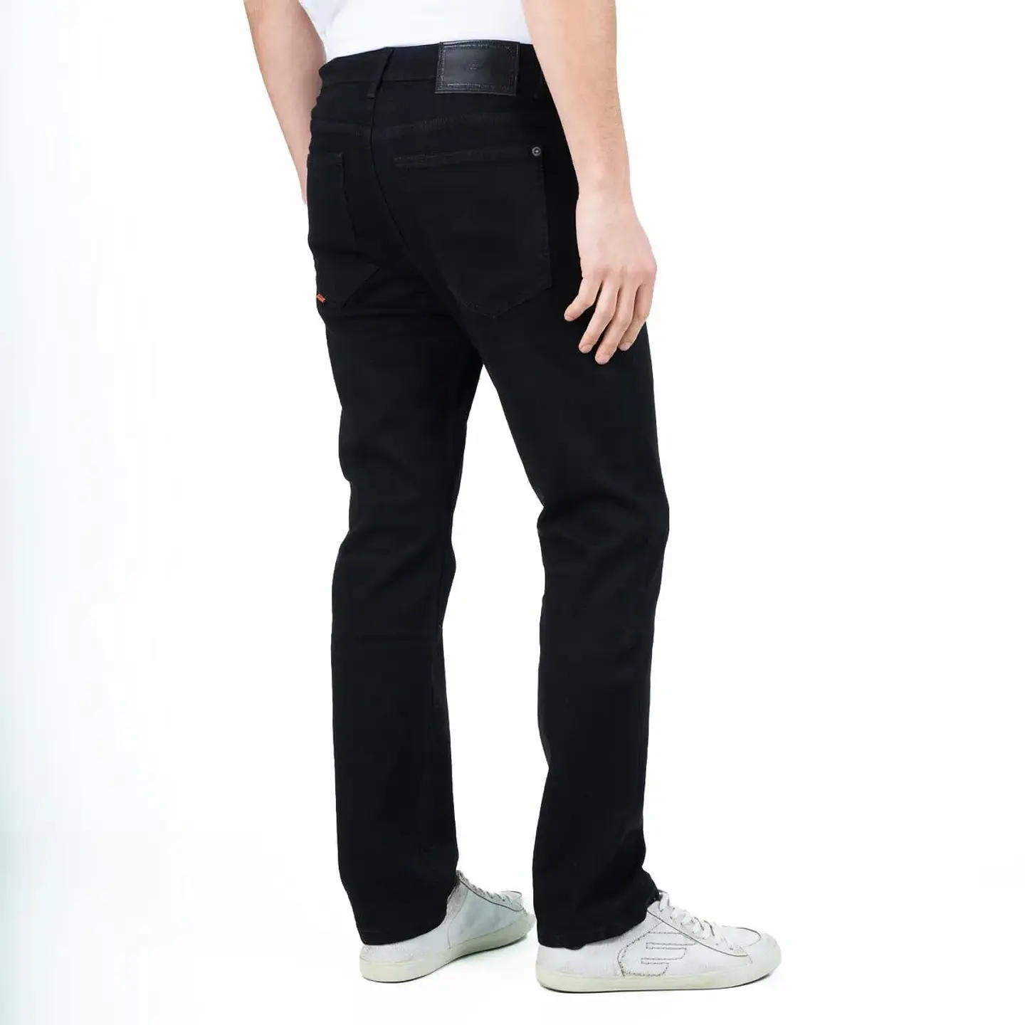 Jeans Hombre Straight Spandex Ellus Negro 2