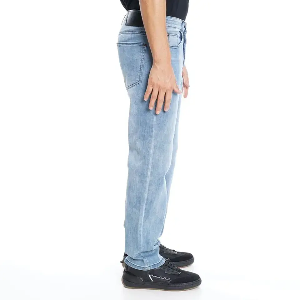Jeans Hombre Straight Elast Ellus Celeste 3