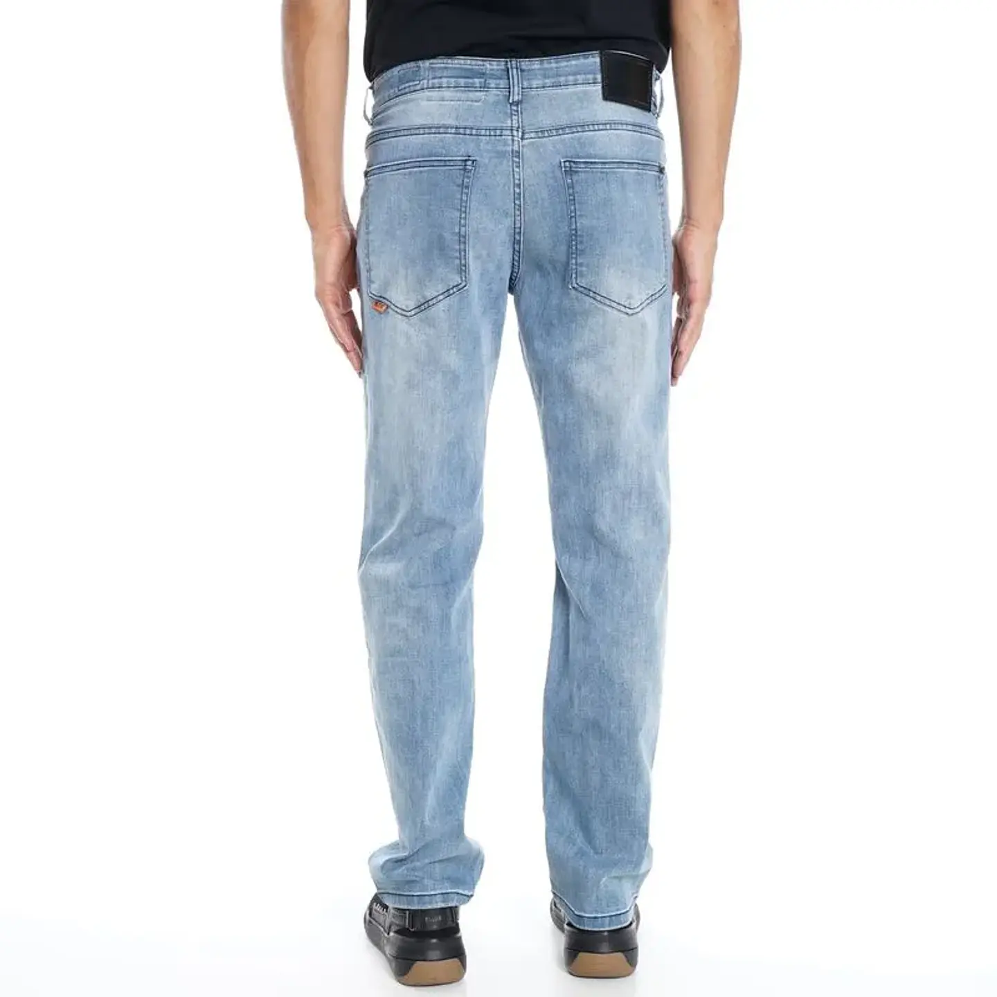 Jeans Hombre Straight Elast Ellus Celeste 2