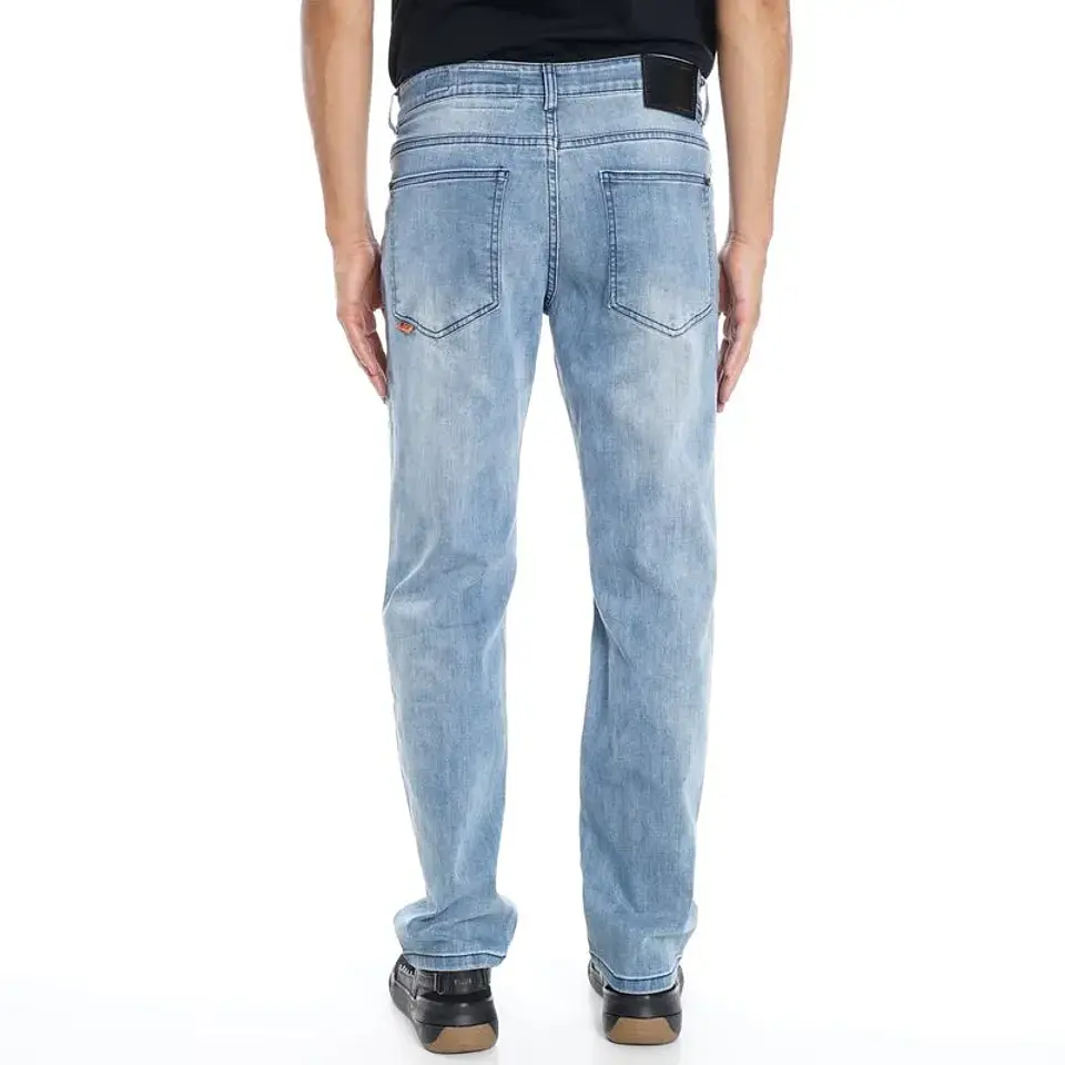 Jeans Hombre Straight Elast Ellus Celeste 2