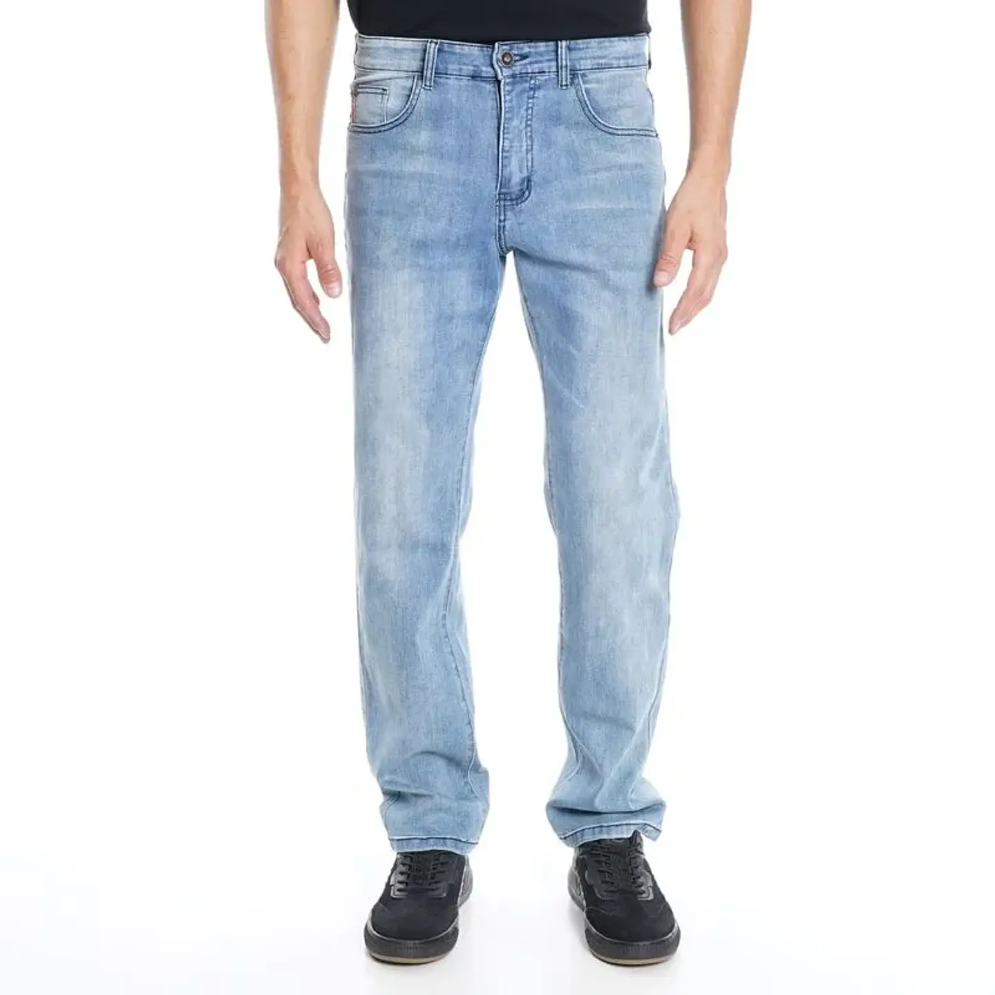 Jeans Hombre Straight Elast Ellus Celeste 1