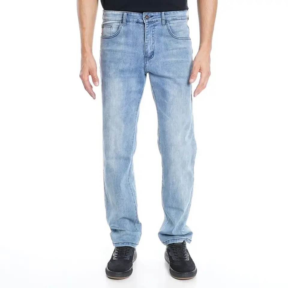 Jeans Hombre Straight Elast Ellus Celeste 1