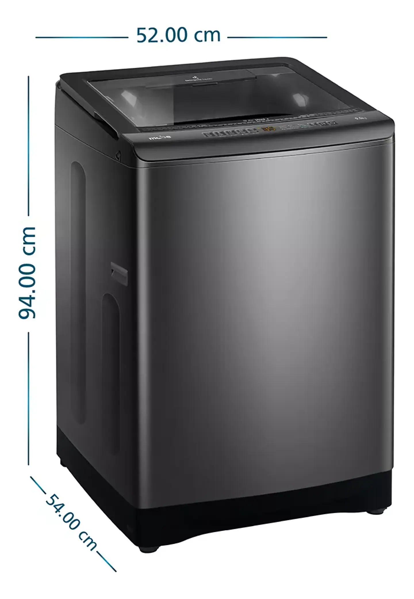 Lavadora Aut 9.5K Gris Mabe Lma9520Wdgcl0 2