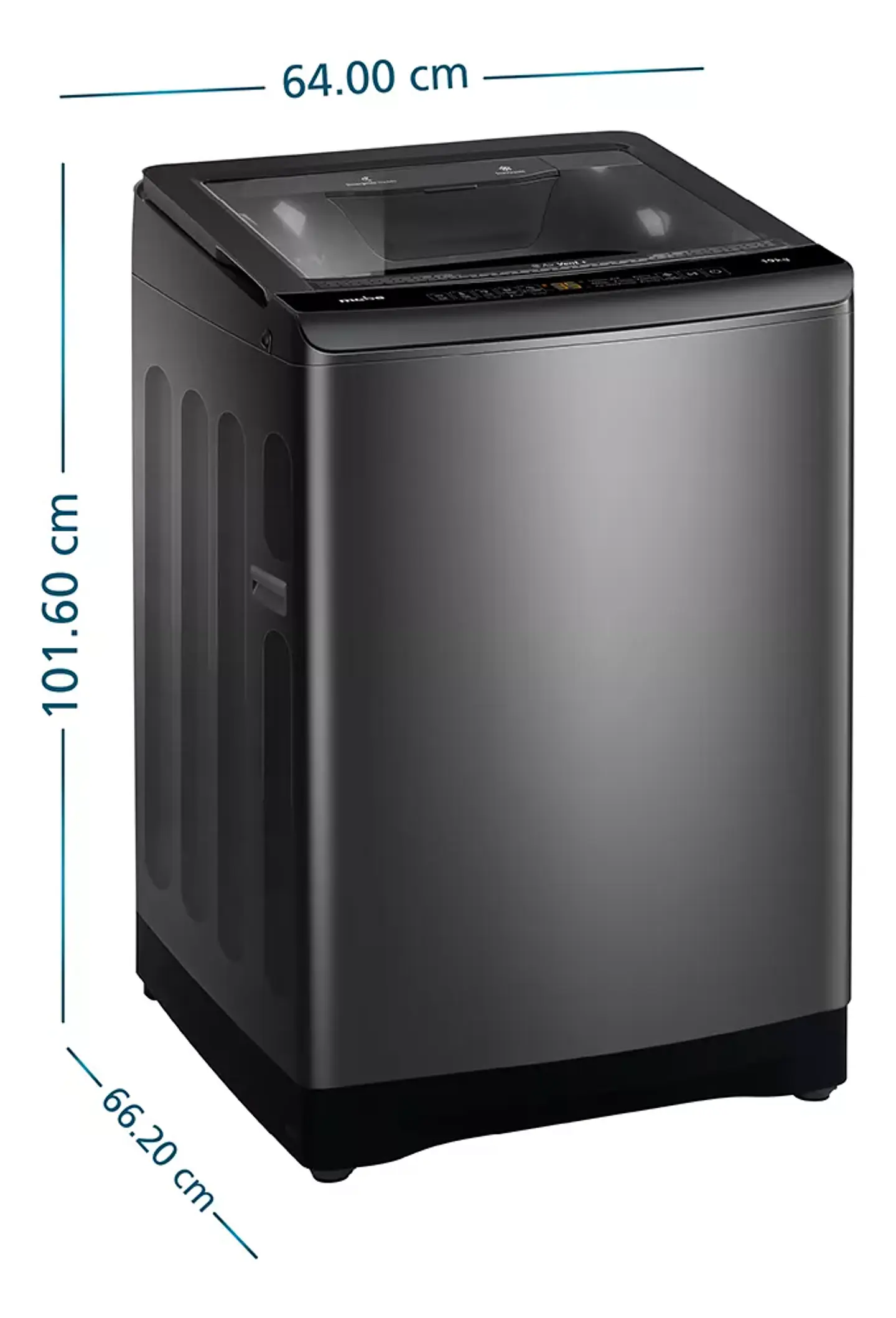 LAVADORA AUT 19K GRIS MABE LMA9120WDGCL0 2