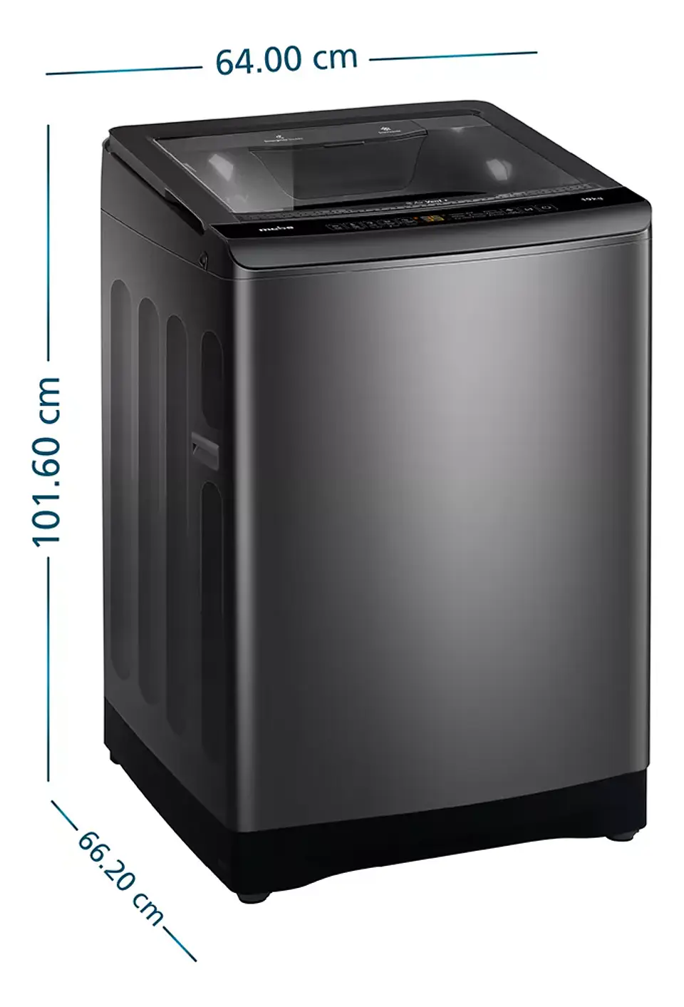 LAVADORA AUT 19K GRIS MABE LMA9120WDGCL0 2