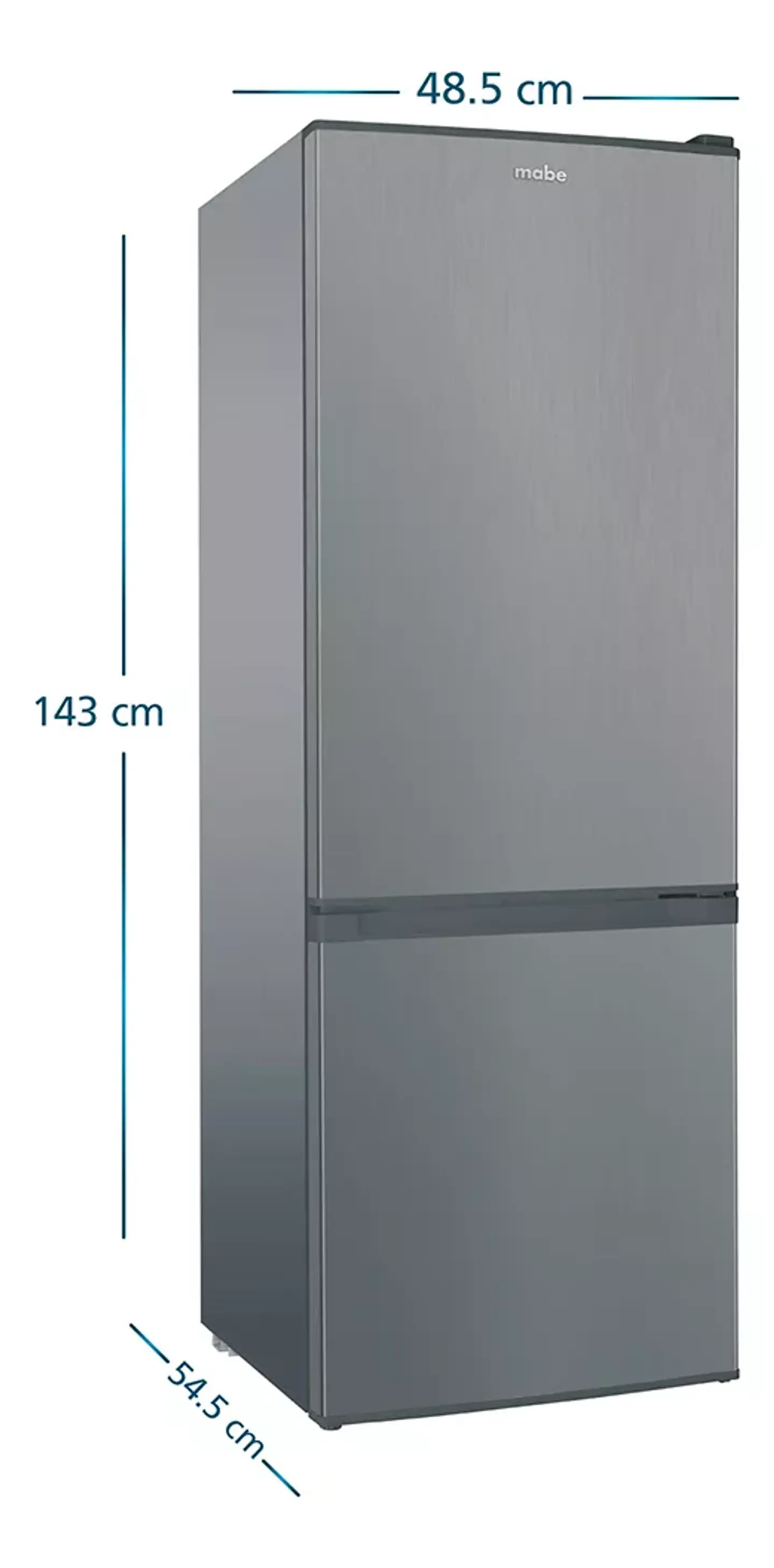 Refrigerador F/D 154L Bottom Mabe Rmb176Pxlcx0 2