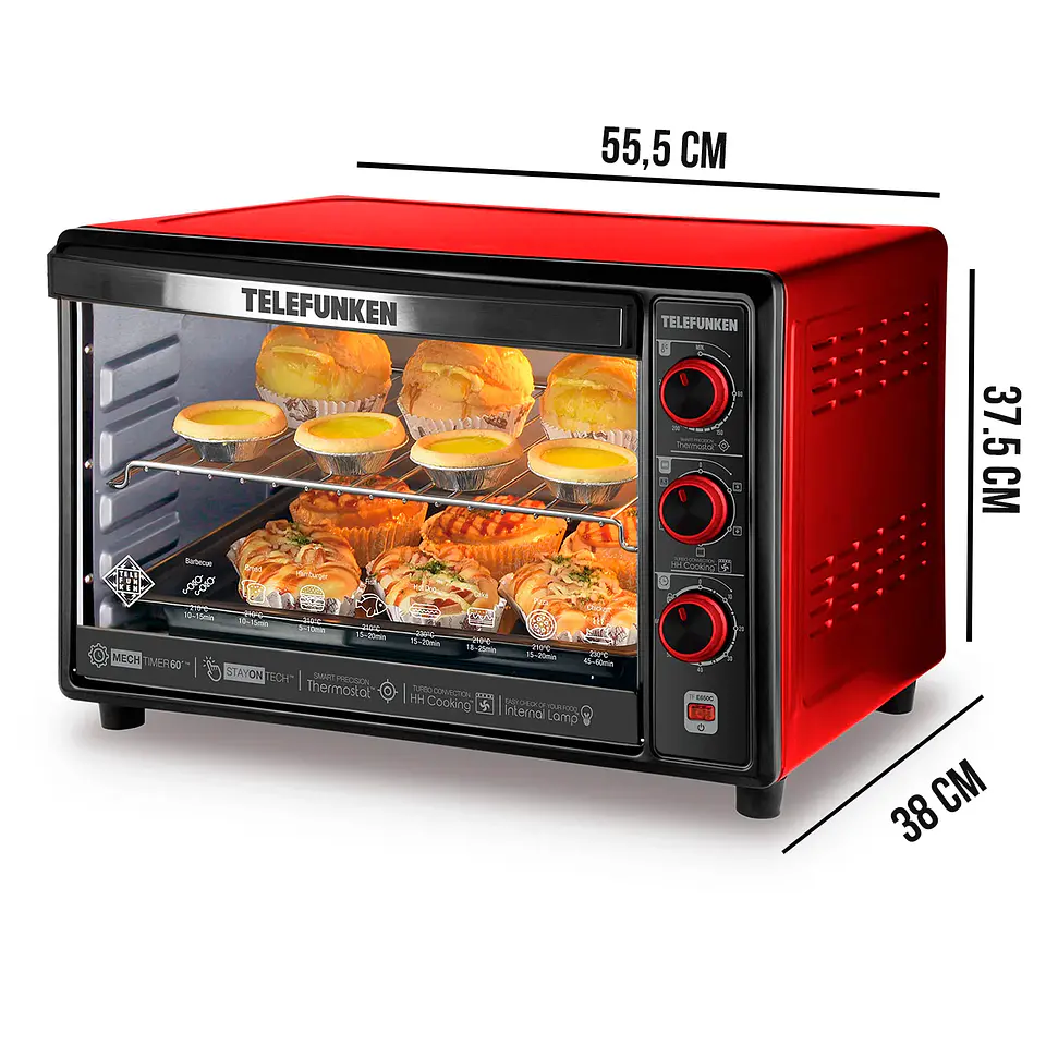 Horno Electrico 65 Lts Tf-E650C Telefunk 2