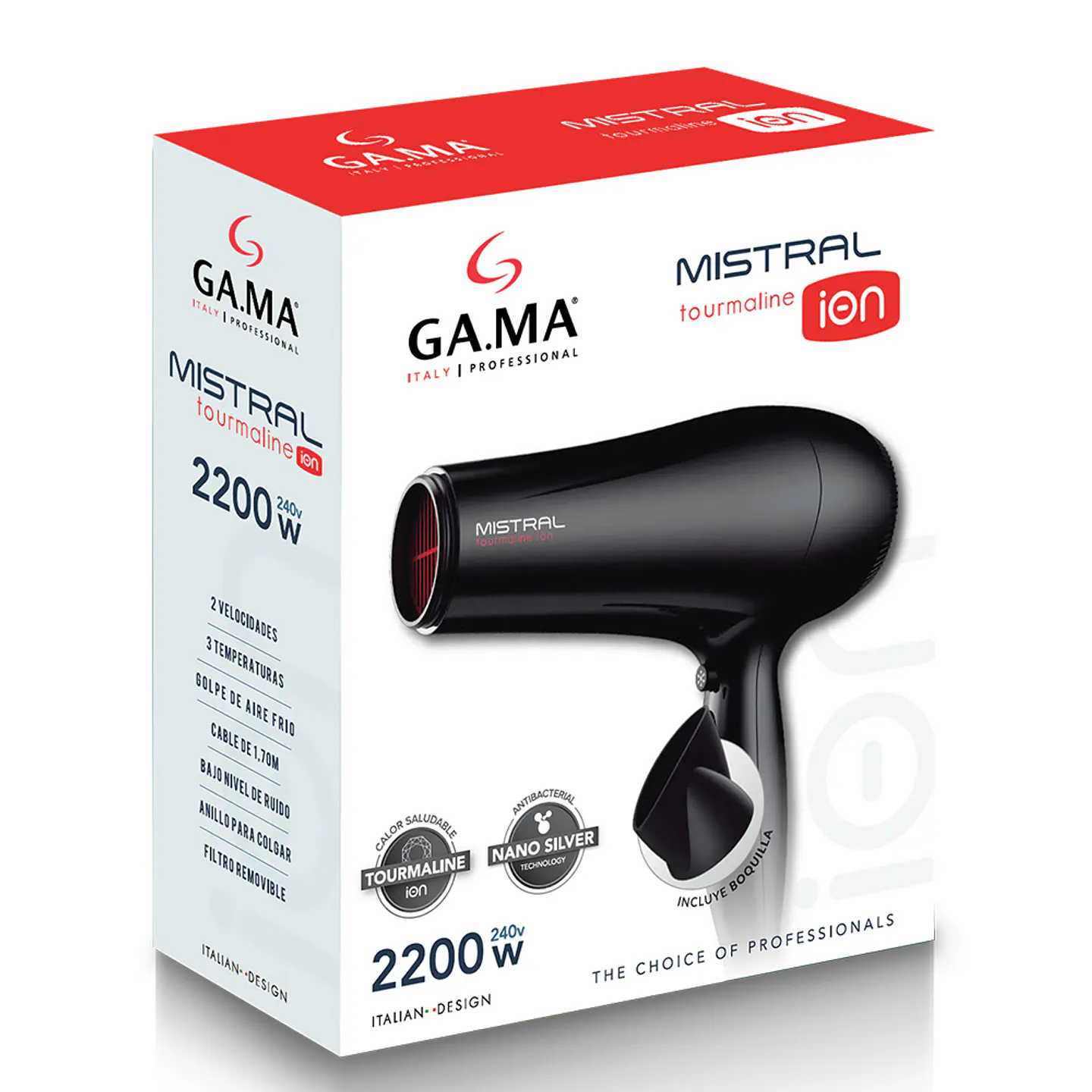 SECADOR DE PELO H MISTRAL TOURMALINE ION 220 GAMA BECHD0000002463 3