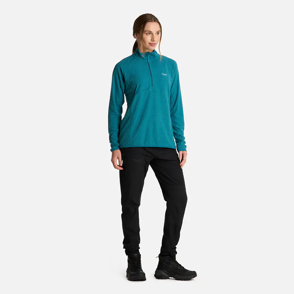 Polerón Mujer Jacaranda Nano-F 14 Zip Turquesa LT0721509M10427 4