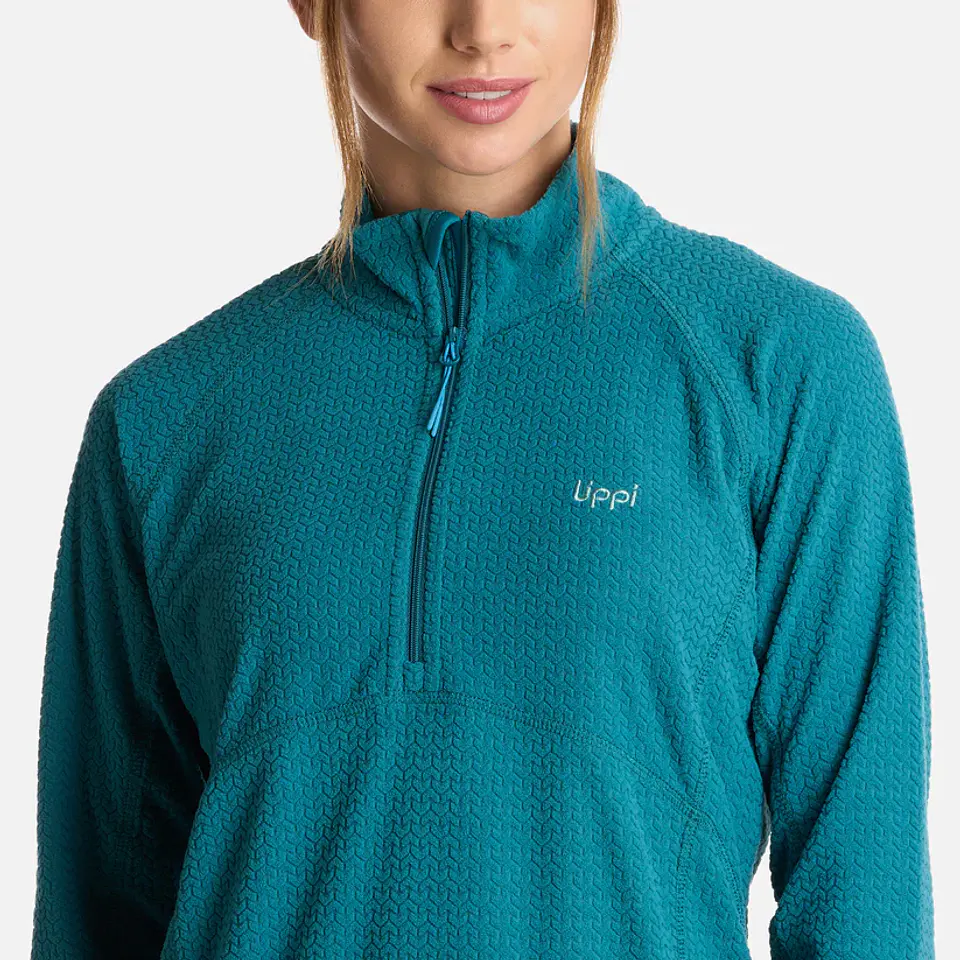 Polerón Mujer Jacaranda Nano-F 14 Zip Turquesa LT0721509M10427 5