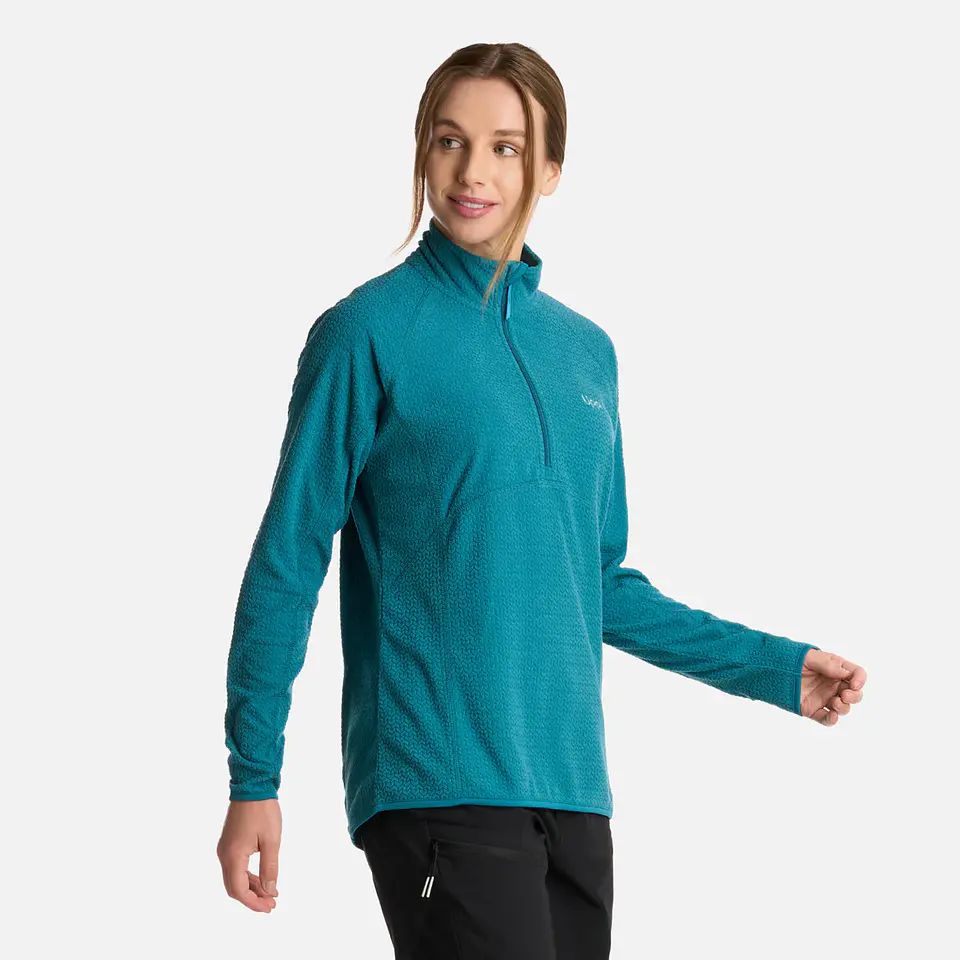 Polerón Mujer Jacaranda Nano-F 14 Zip Turquesa LT0721509M10427 6
