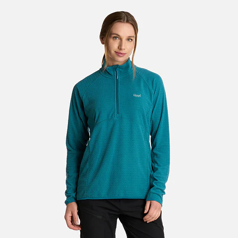 Polerón Mujer Jacaranda Nano-F 14 Zip Turquesa LT0721509M10427