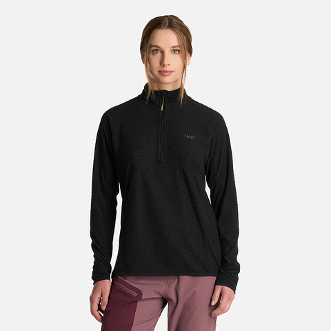 Polerón Mujer Jacaranda Nano-F 14 Zip Negro LT0721509M10425