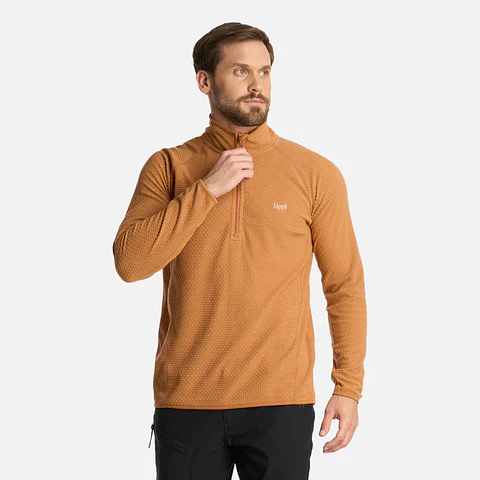 Polerón Hombre Jacaranda Nano-F 14 Zip Camel LT0721509H10421