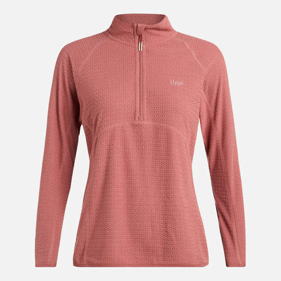 Polerón Mujer Jacaranda Nano-F 14 Zip Rosa Oscuro Lt0721509M10426 4