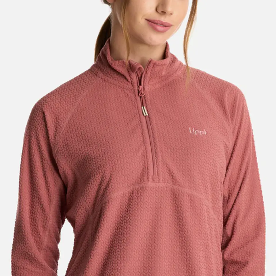 Polerón Mujer Jacaranda Nano-F 14 Zip Rosa Oscuro Lt0721509M10426 6