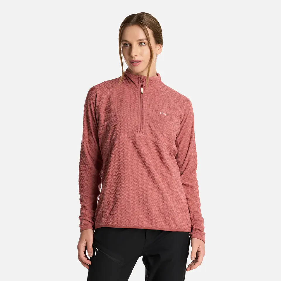 Polerón Mujer Jacaranda Nano-F 14 Zip Rosa Oscuro Lt0721509M10426 1