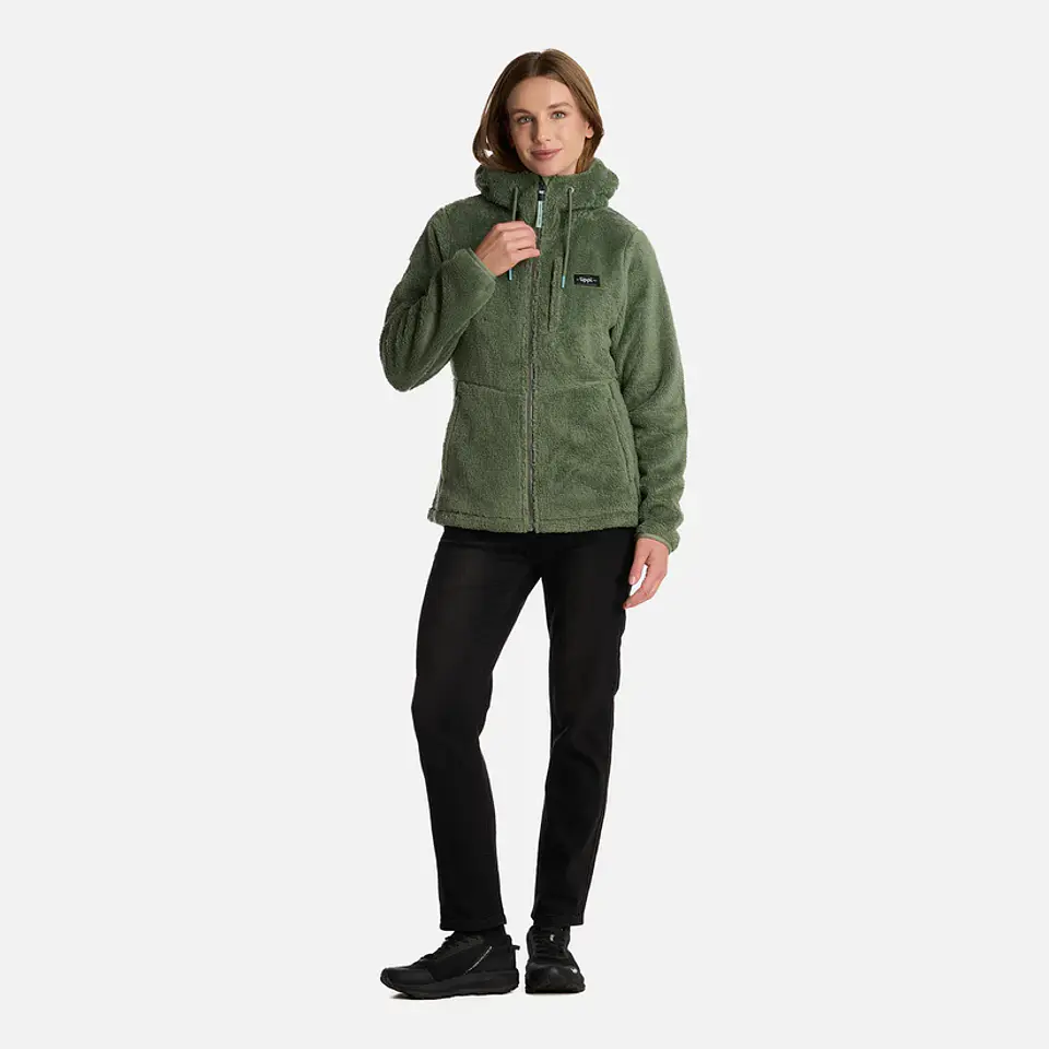 Polar Mujer Bear Shaggy-Pro Hoody Jacket Jade Oscuro Lt0700164M10423 6