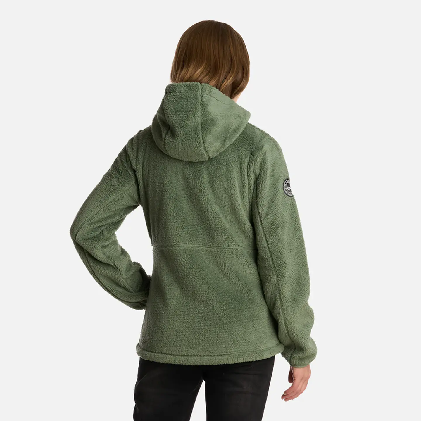 Polar Mujer Bear Shaggy-Pro Hoody Jacket Jade Oscuro Lt0700164M10423 4