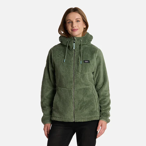 Polar Mujer Bear Shaggy-Pro Hoody Jacket Jade Oscuro LT0700164M10423