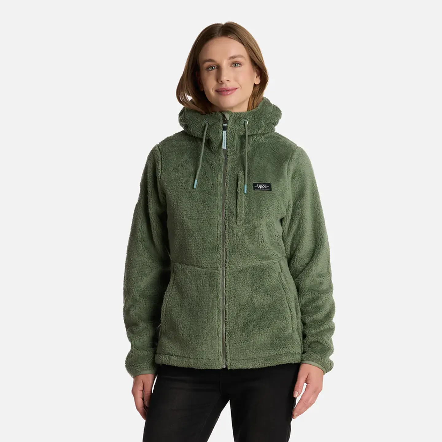 Polar Mujer Bear Shaggy-Pro Hoody Jacket Jade Oscuro Lt0700164M10423 1
