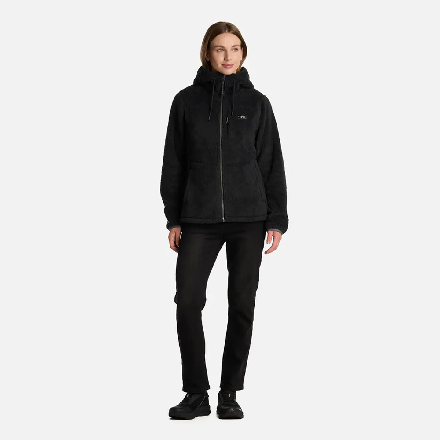 Polar Mujer Bear Shaggy-Pro Hoody Jacket Negro Lt0700164M10425 6
