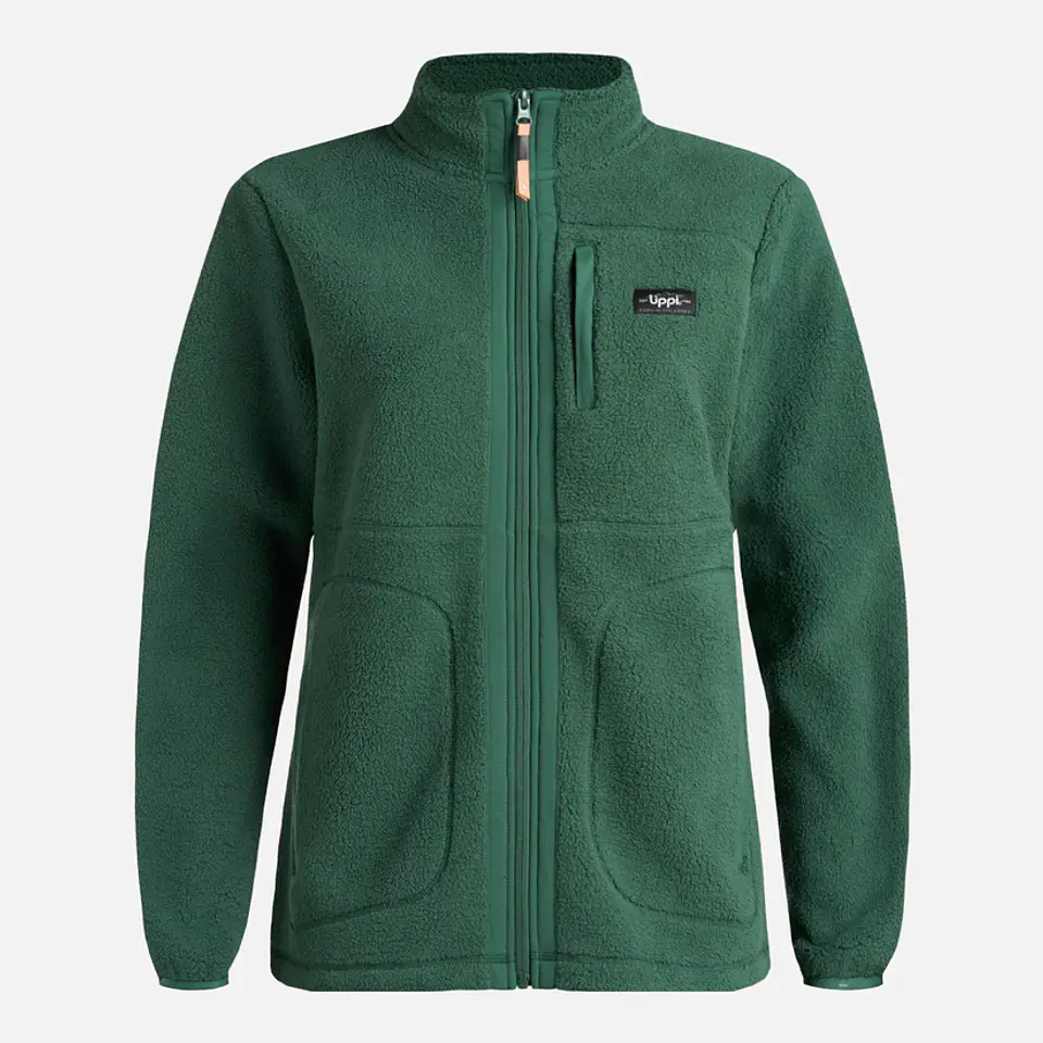 Polar Mujer Hug-Like Shaggy Pro Jacket Verde Botella Lt0702068M10427  5