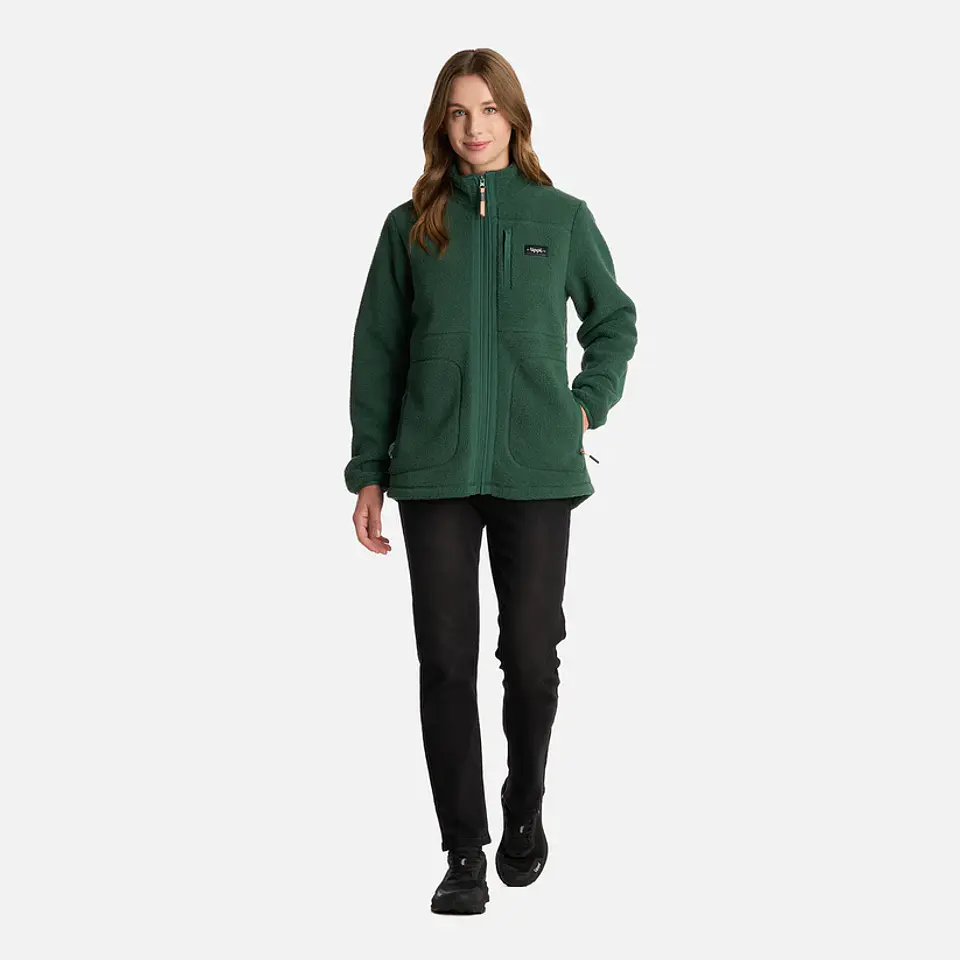 Polar Mujer Hug-Like Shaggy Pro Jacket Verde Botella Lt0702068M10427  6