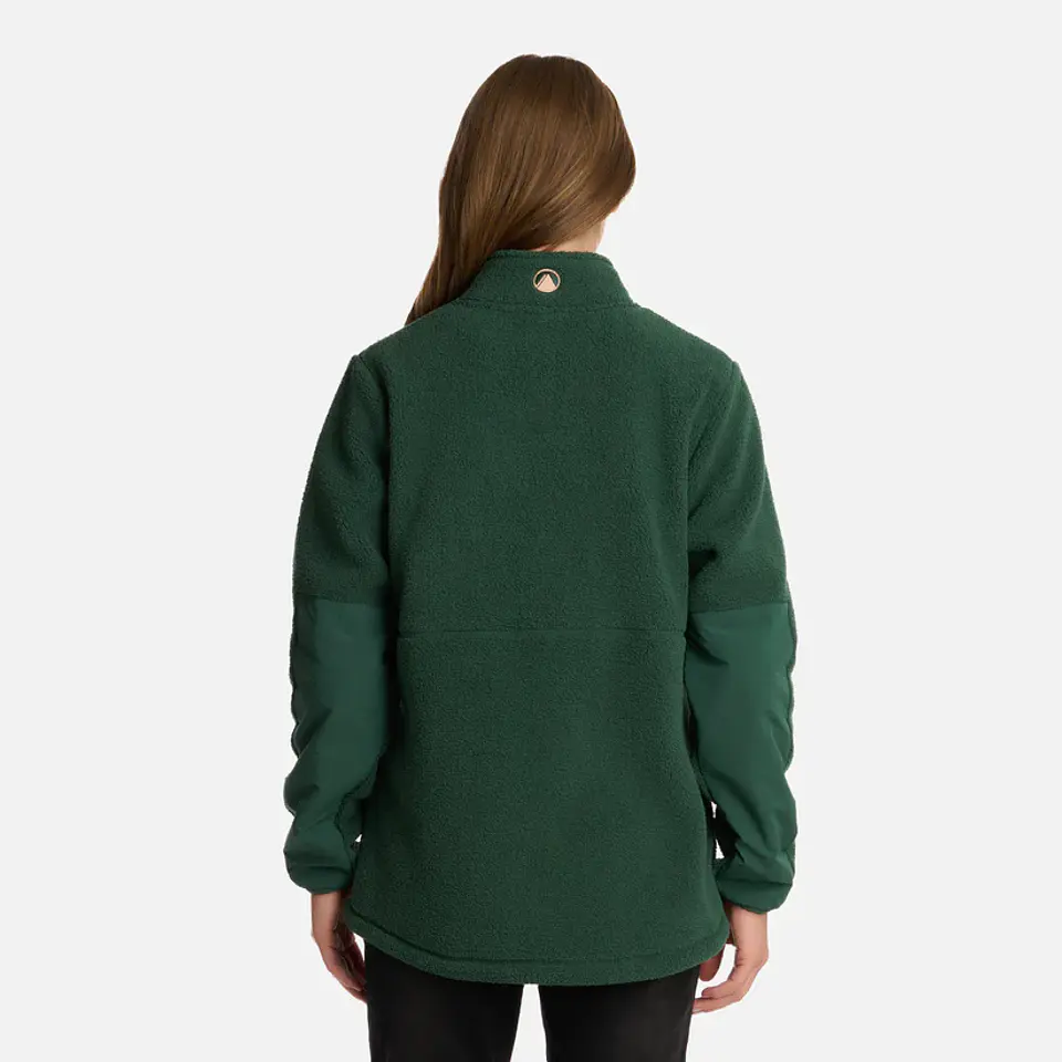 Polar Mujer Hug-Like Shaggy Pro Jacket Verde Botella Lt0702068M10427  4