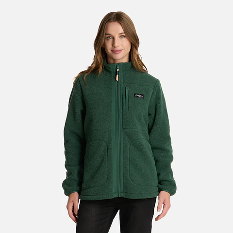 Polar Mujer Hug-Like Shaggy Pro Jacket Verde Botella Lt0702068M10427 