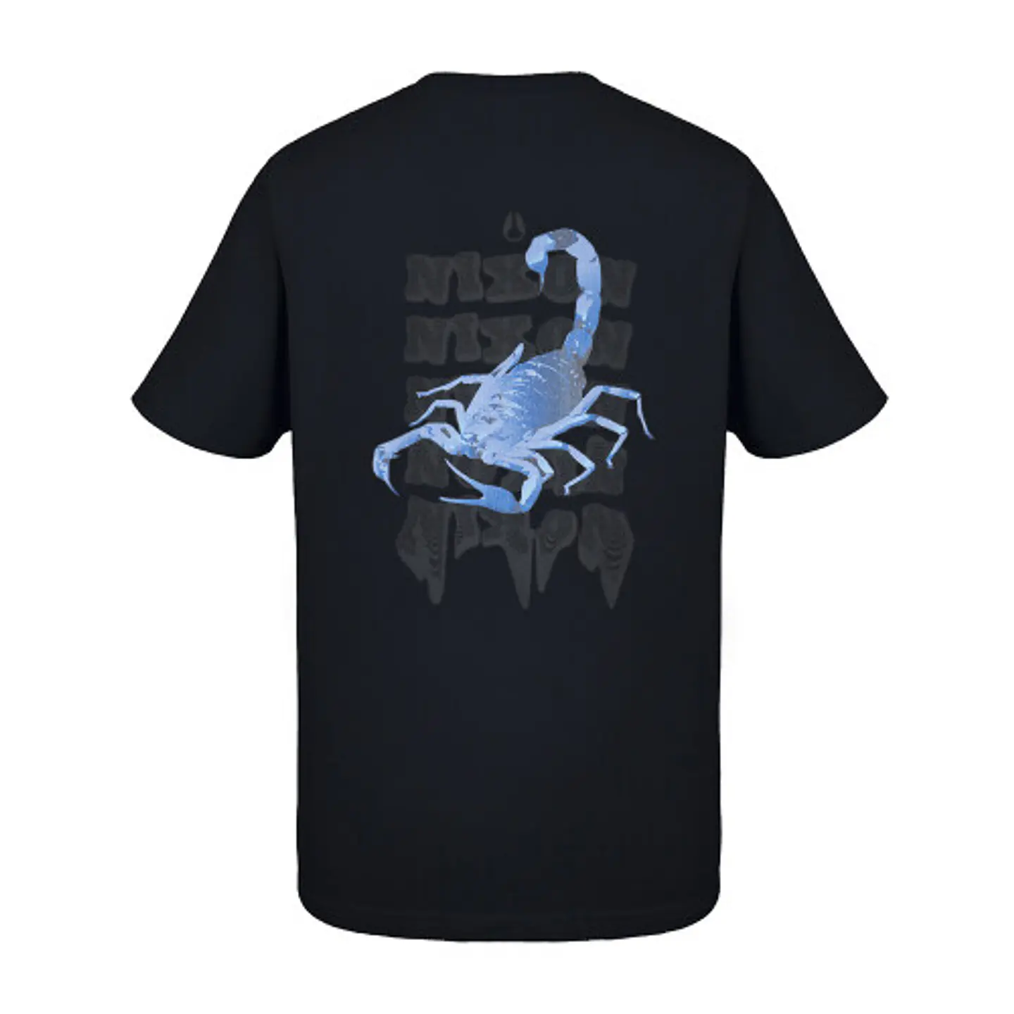 POLERA HOMBRE CUELLO POLO MANGA CORTA ESTAMPADA REGULAR NIXON NEGRO 2